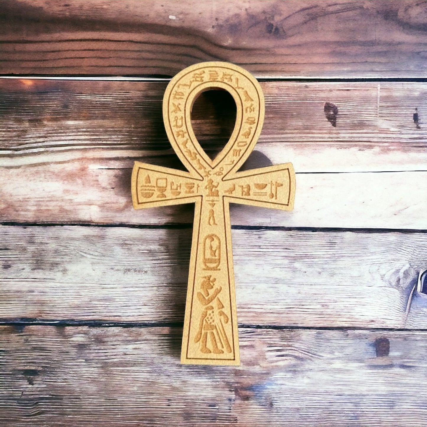 Cruz de Ankh madera