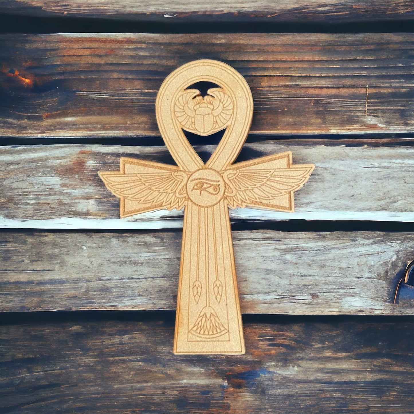 Cruz de Ankh madera