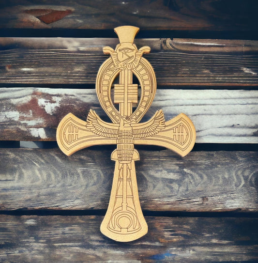 Cruz de Ankh madera